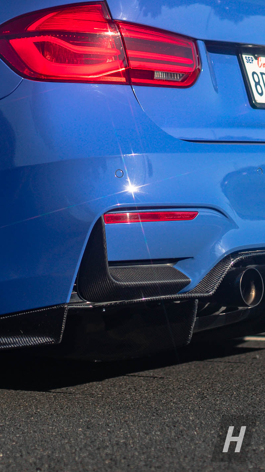 Horizon Motorsport Dry Carbon Rear Splitters (COVERS) BMW F80 M3 | F82 / F83 M4