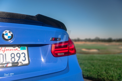 Horizon Motorsport P Style V2 Dry Carbon Fiber Trunk Lip Spoiler BMW F80 M3 | F30 3-SERIES