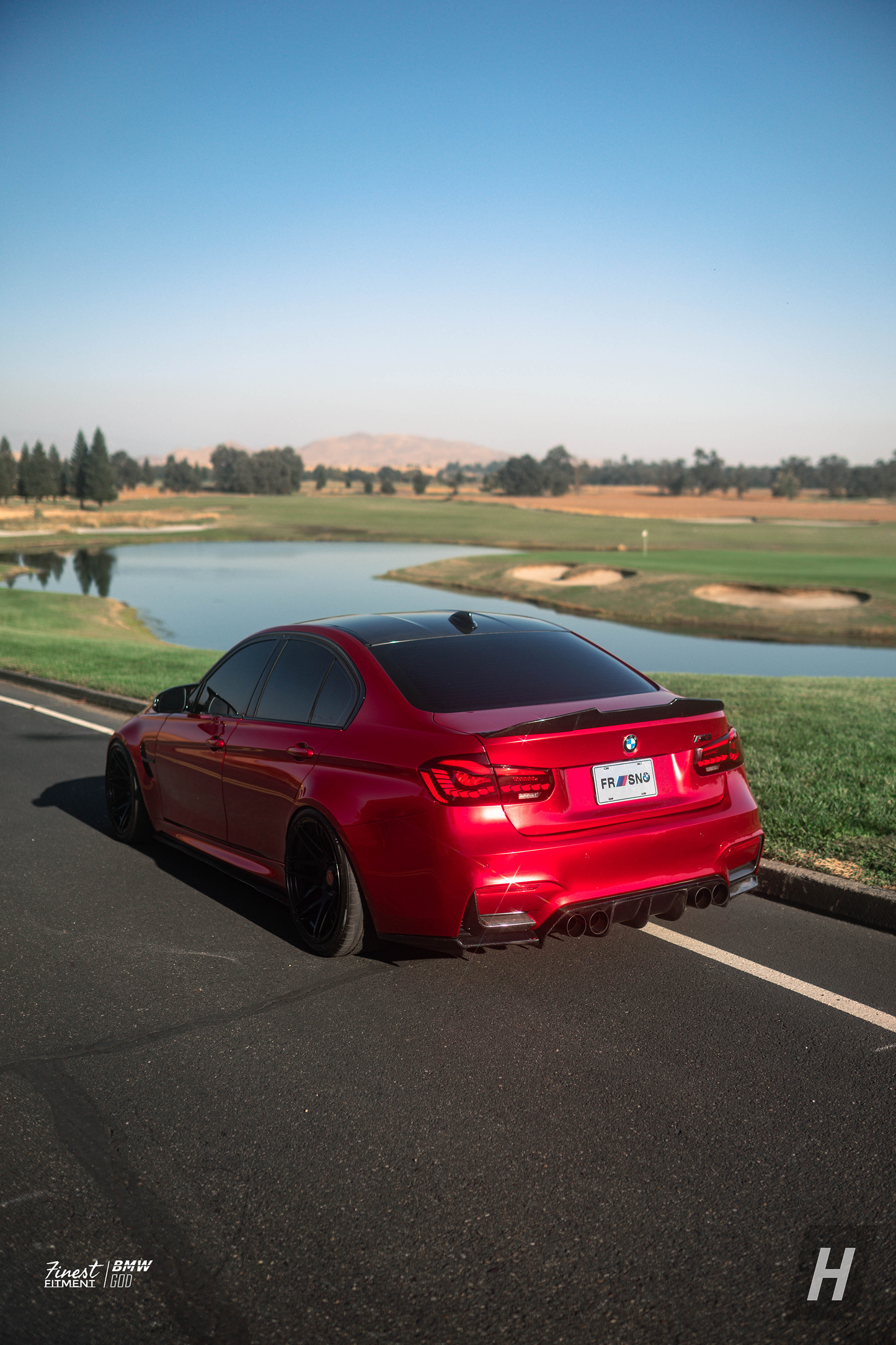 Horizon Motorsport V Style 3-Piece Carbon Fiber Diffuser BMW F80 M3 | F82 / F83 M4