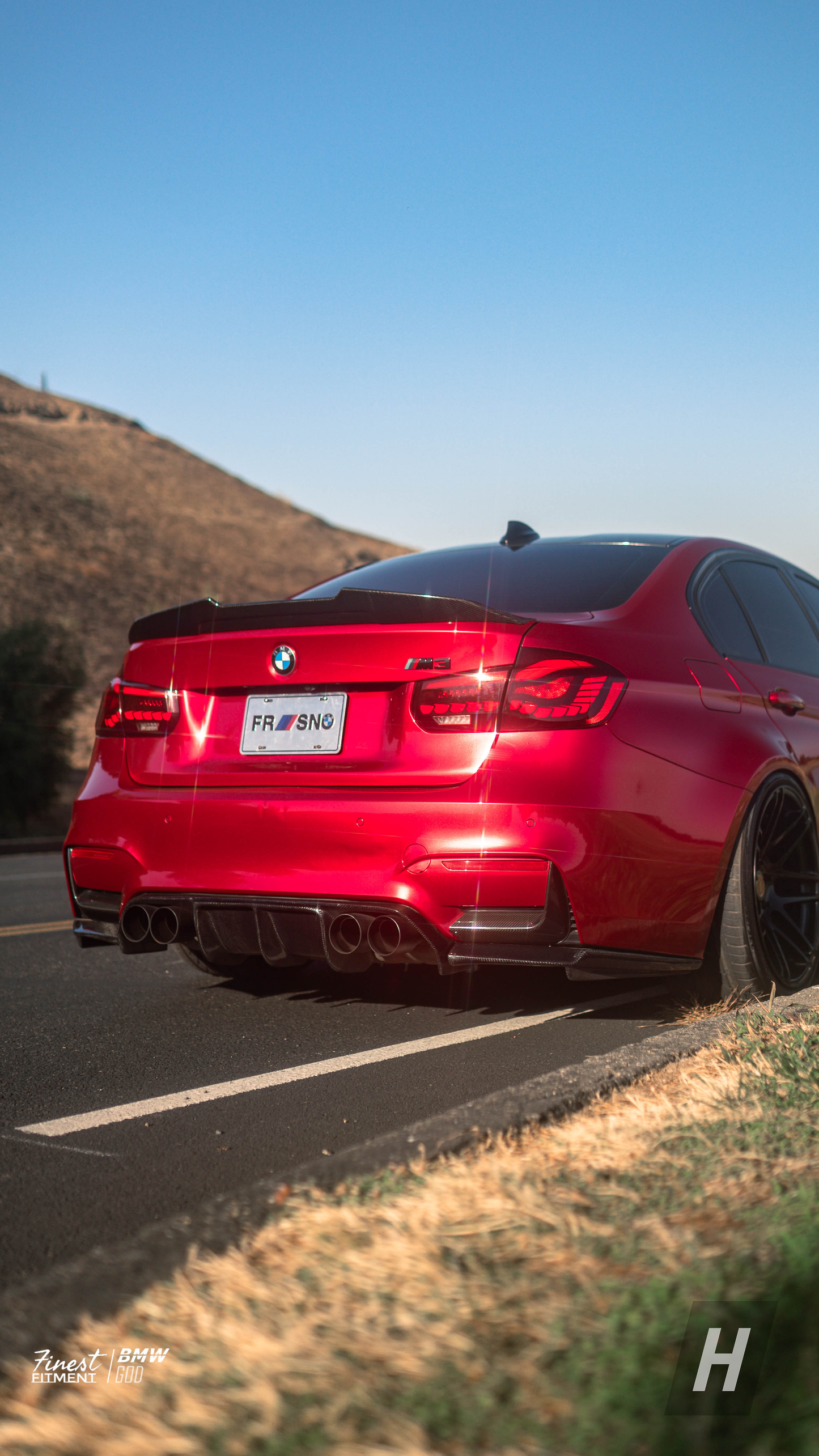 Horizon Motorsport V Style 3-Piece Carbon Fiber Diffuser BMW F80 M3 | F82 / F83 M4