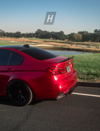 Horizon Motorsport V Style 3-Piece Carbon Fiber Diffuser BMW F80 M3 | F82 / F83 M4