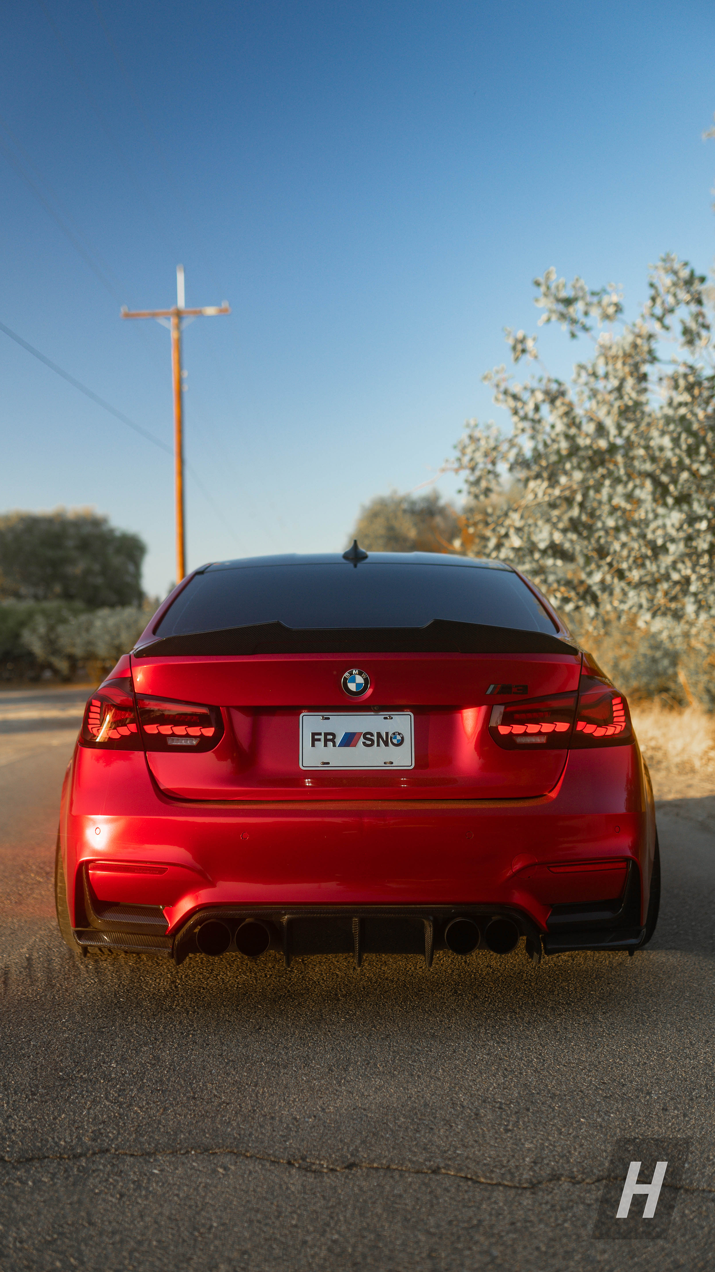Horizon Motorsport V Style 3-Piece Carbon Fiber Diffuser BMW F80 M3 | F82 / F83 M4