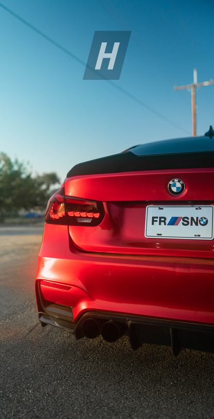 Horizon Motorsport V Style 3-Piece Carbon Fiber Diffuser BMW F80 M3 | F82 / F83 M4