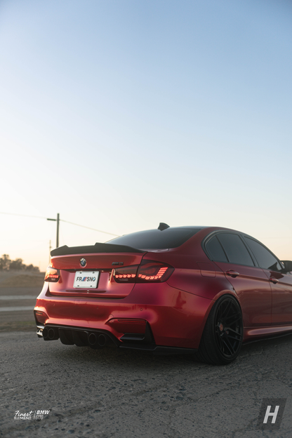 Horizon Motorsport V Style 3-Piece Carbon Fiber Diffuser BMW F80 M3 | F82 / F83 M4