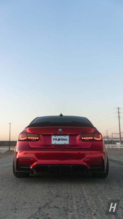 Horizon Motorsport V Style 3-Piece Carbon Fiber Diffuser BMW F80 M3 | F82 / F83 M4