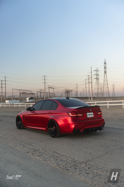 Horizon Motorsport V Style 3-Piece Carbon Fiber Diffuser BMW F80 M3 | F82 / F83 M4