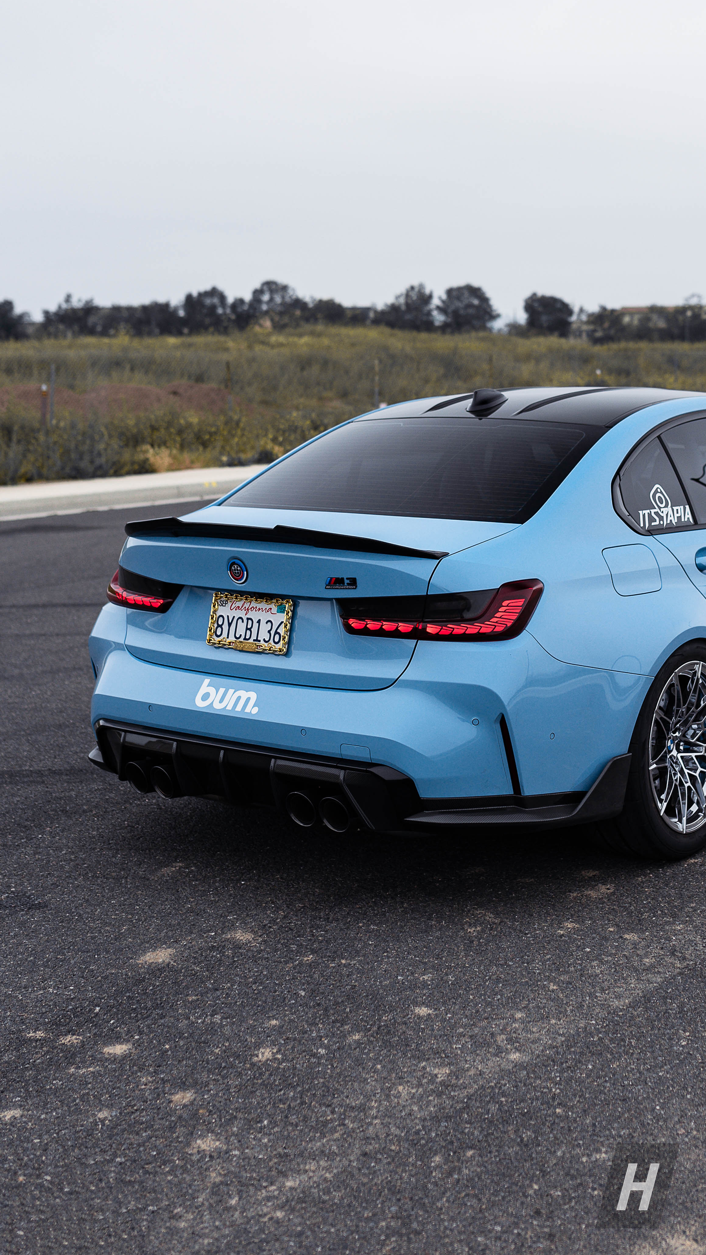 Horizon Motorsport PSM Style (High Kick) Dry Carbon Fiber Trunk Lip / Spoiler BMW G20 3-Series | G80 M3