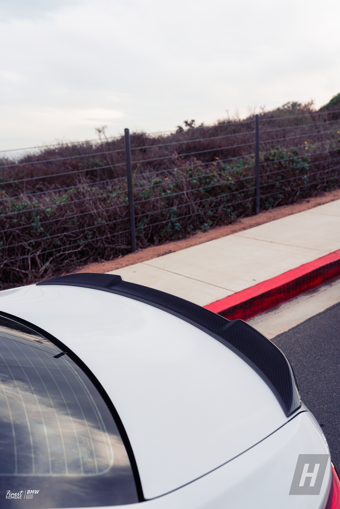 Horizon Motorsport CS V2 Dry Carbon Fiber Trunk Lip / Spoiler BMW F22 2-Series | F87 M2