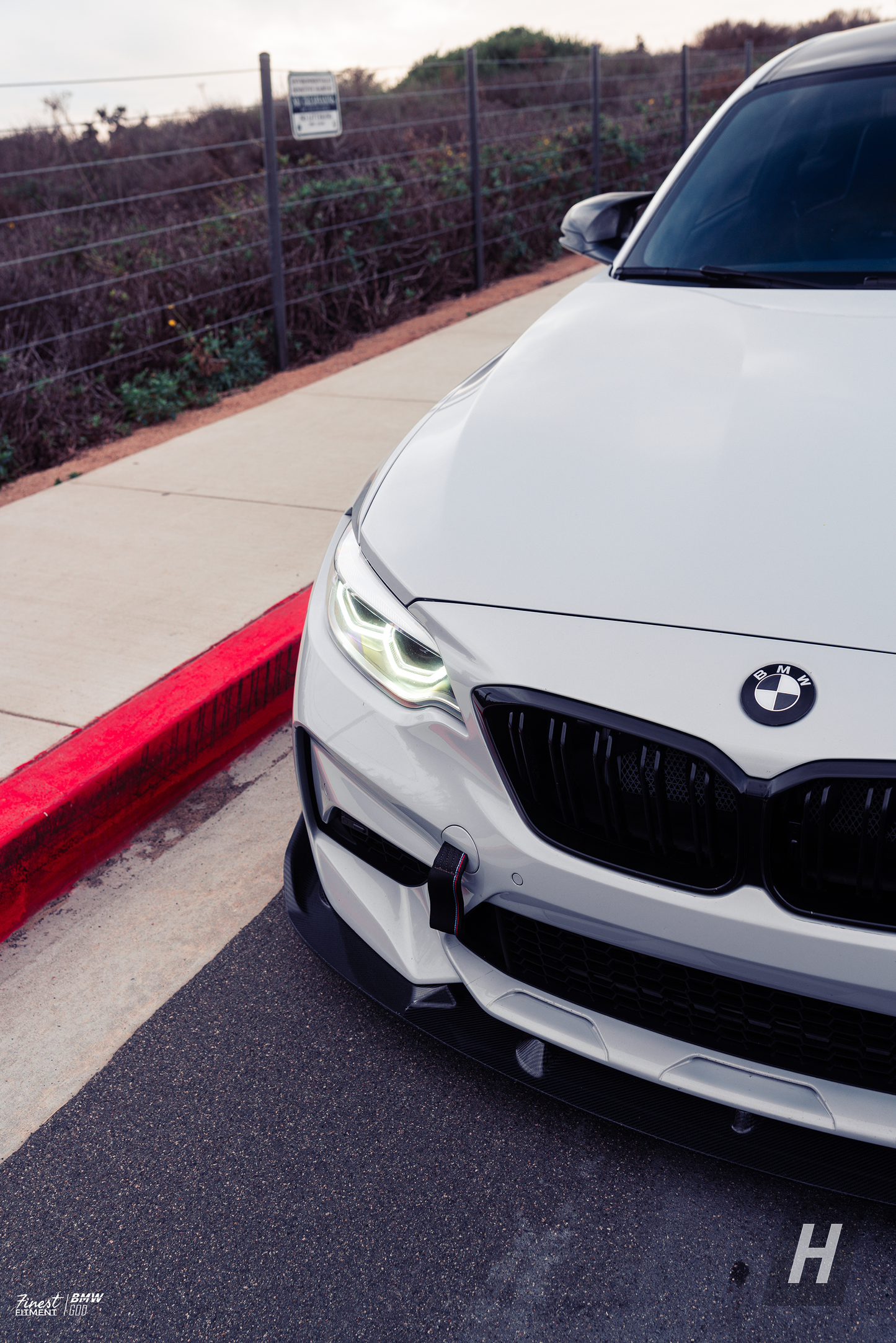 Horizon Motorsport 3D Style Carbon Fiber Front Lip BMW F87 M2C