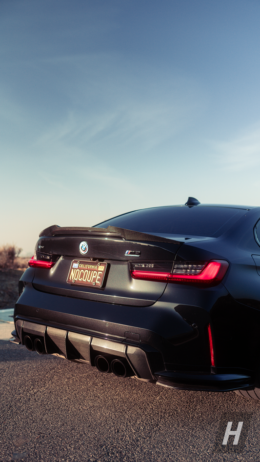 Horizon Motorsport Performance V3 Carbon Fiber Trunk Lip / Spoiler BMW G20 3-Series | G80 M3