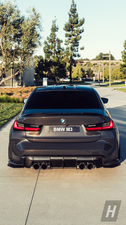 Horizon Motorsport CS V2 Dry Carbon Fiber Trunk Lip / Spoiler BMW G20 3-Series | G80 M3