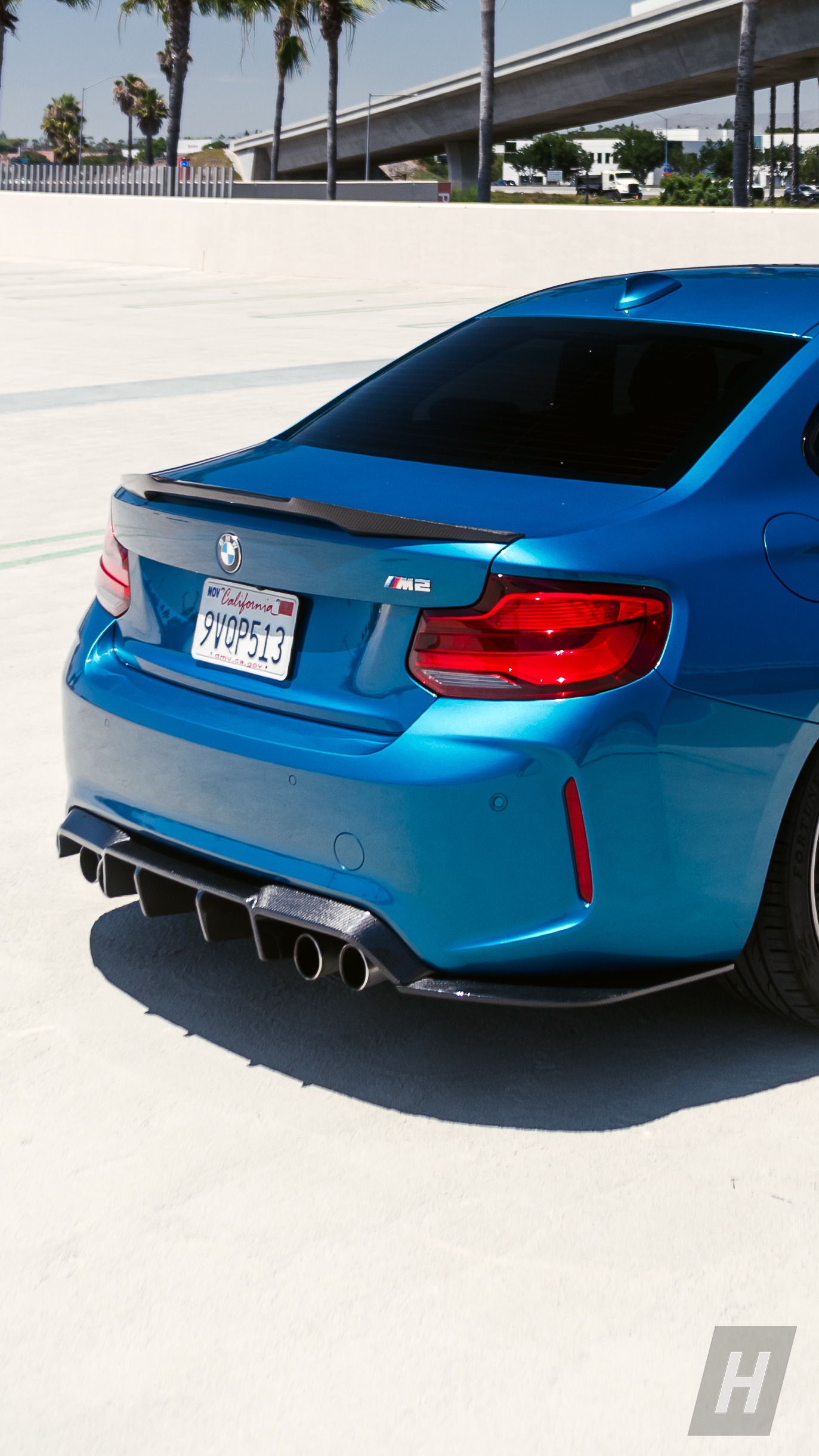 Horizon Motorsport GP Carbon Fiber 3-Piece Diffuser BMW F87 M2 / M2C