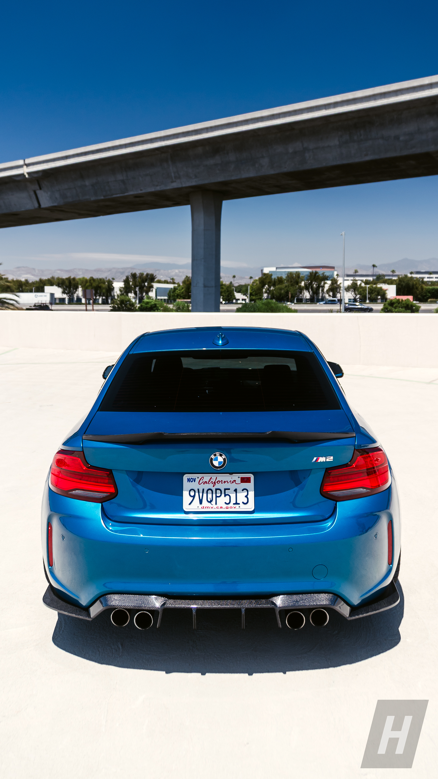 Horizon Motorsport GP Carbon Fiber 3-Piece Diffuser BMW F87 M2 / M2C