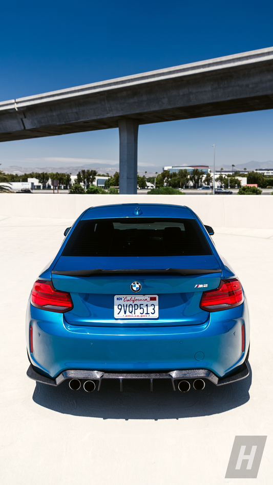 Horizon Motorsport GP Carbon Fiber 3-Piece Diffuser BMW F87 M2 / M2C