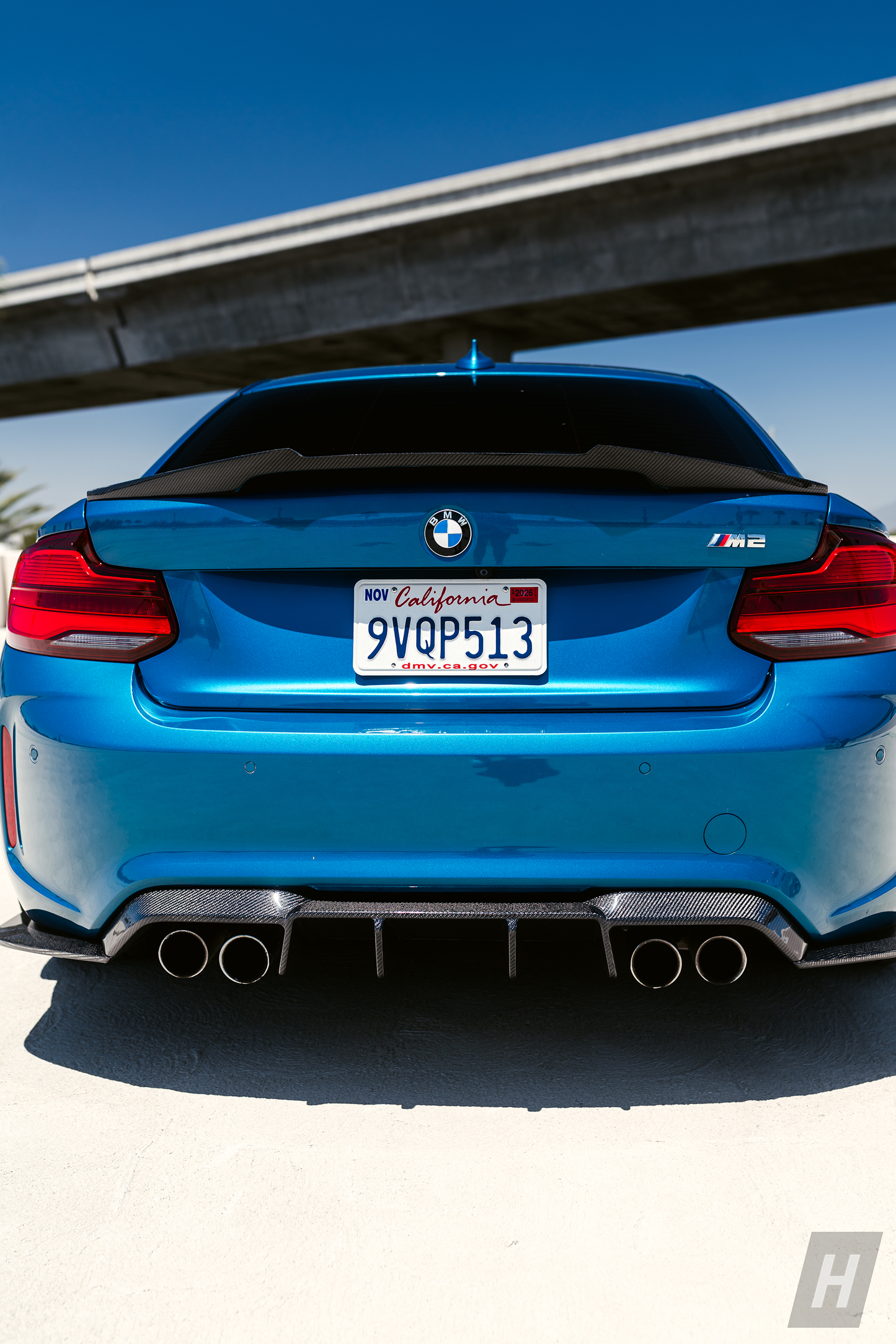 Horizon Motorsport GP Carbon Fiber 3-Piece Diffuser BMW F87 M2 / M2C