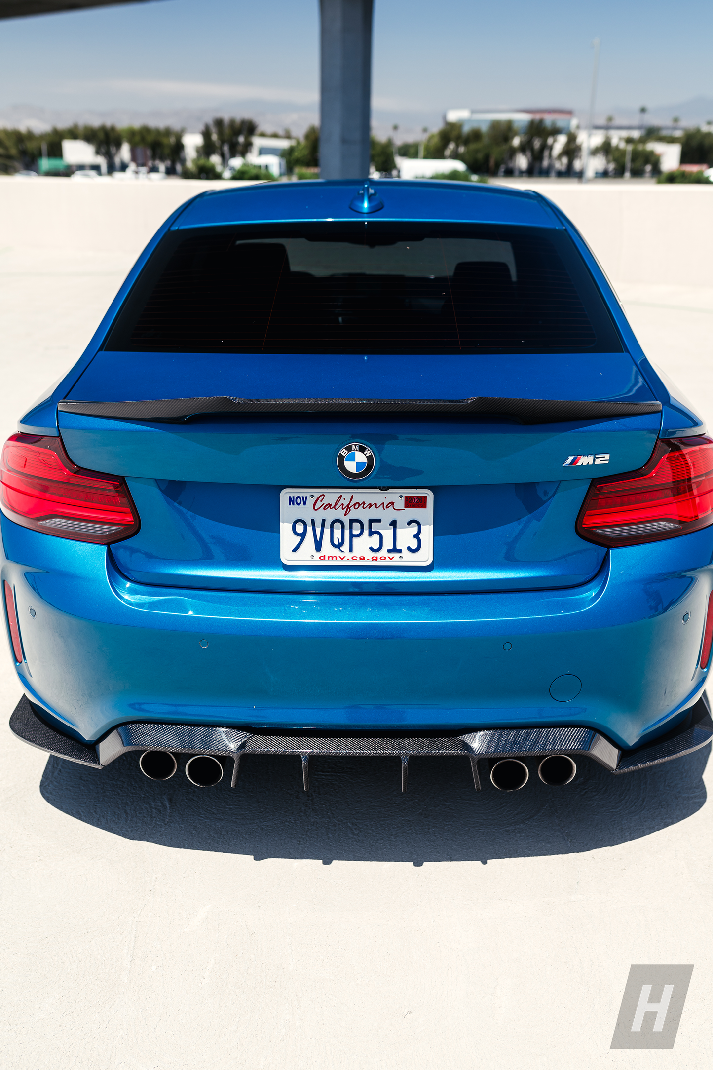 Horizon Motorsport GP Carbon Fiber 3-Piece Diffuser BMW F87 M2 / M2C