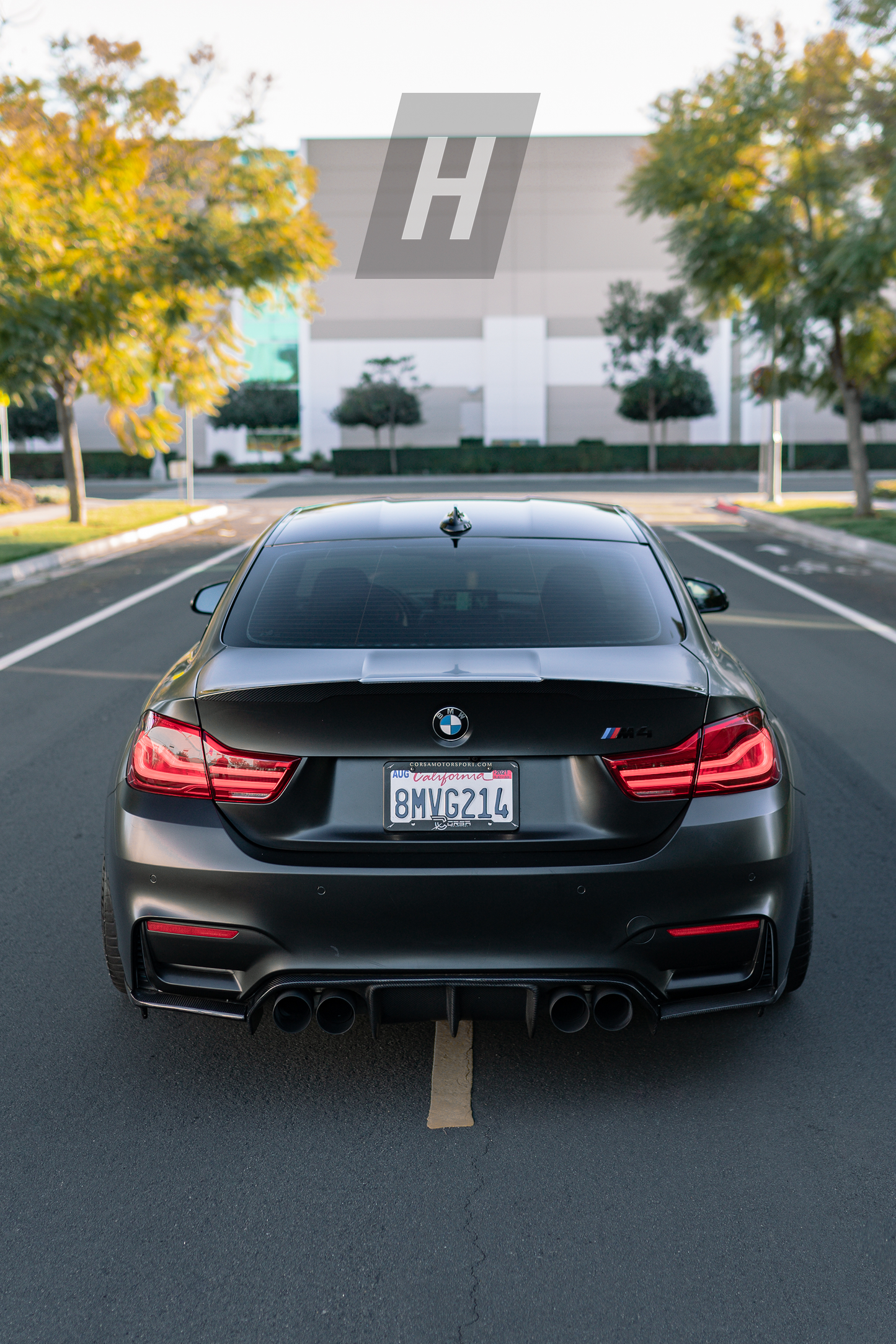 Horizon Motorsport V Style 3-Piece Carbon Fiber Diffuser BMW F80 M3 | F82 / F83 M4