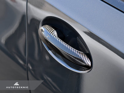 AutoTecknic Dry Carbon Door Handle Trim Set - F90 M5