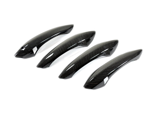 AutoTecknic Dry Carbon Fiber Door Handle Trims - F10 5-Series | F06/ F12/ F13 6-Series | F01 7-Series