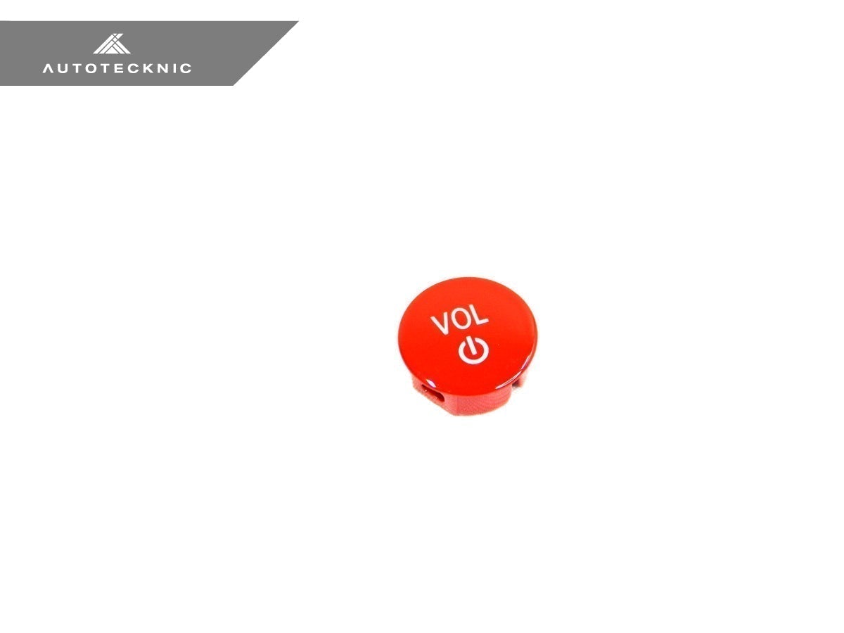 AutoTecknic Bright Red Audio Volume Button - F95 X5M | F96 X6M