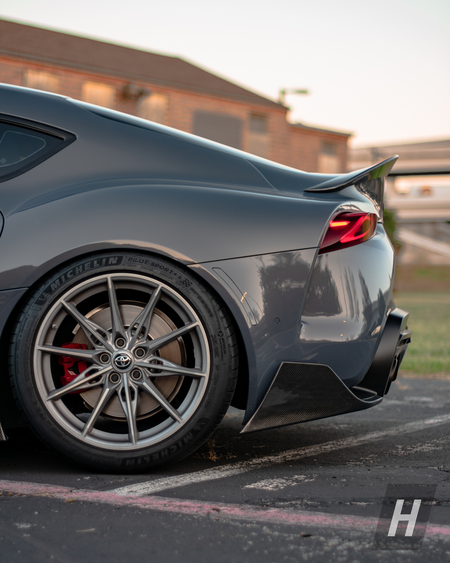 Horizon Motorsports AG Style Carbon Fiber Trunk Spoiler - Toyota Supra A90