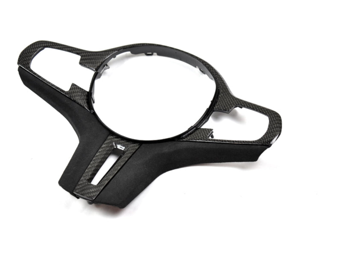 AutoTecknic Carbon Alcantara Steering Wheel Trim - G01 X3 | G02 X4