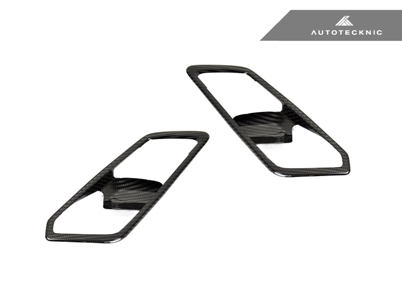AutoTecknic Dry Carbon Interior Door Handle Trim Set - G80 M3
