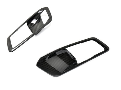AutoTecknic Dry Carbon Interior Door Handle Trim Set - G80 M3