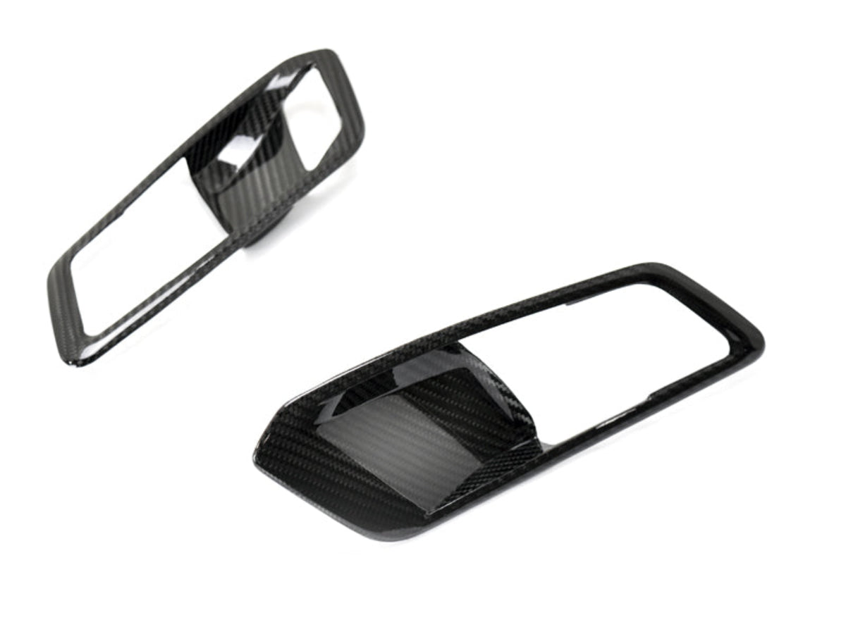 AutoTecknic Dry Carbon Interior Door Handle Trim Set - G20 3-Series