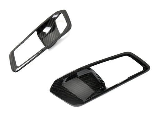 AutoTecknic Dry Carbon Interior Door Handle Trim Set - G20 3-Series