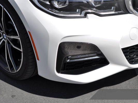 AutoTecknic Dry Carbon Front Bumper Trim - G20 330I M-Sport Pre-LCI