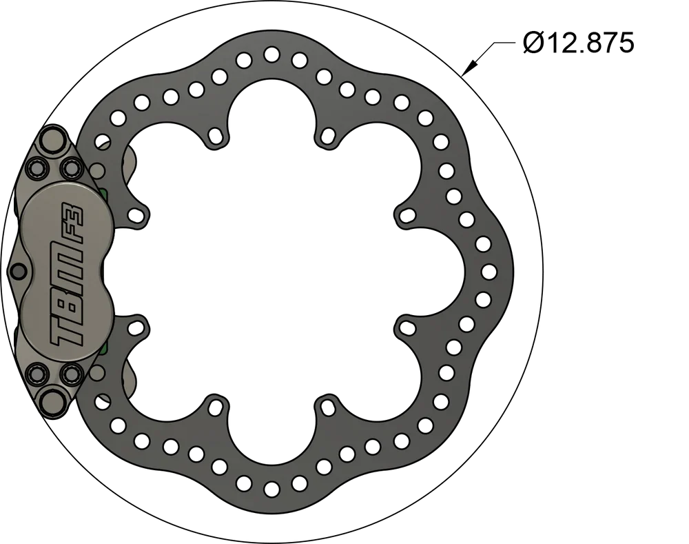 BMW G8X M2/M3/M4 Rear Drag Racing Brake Kit