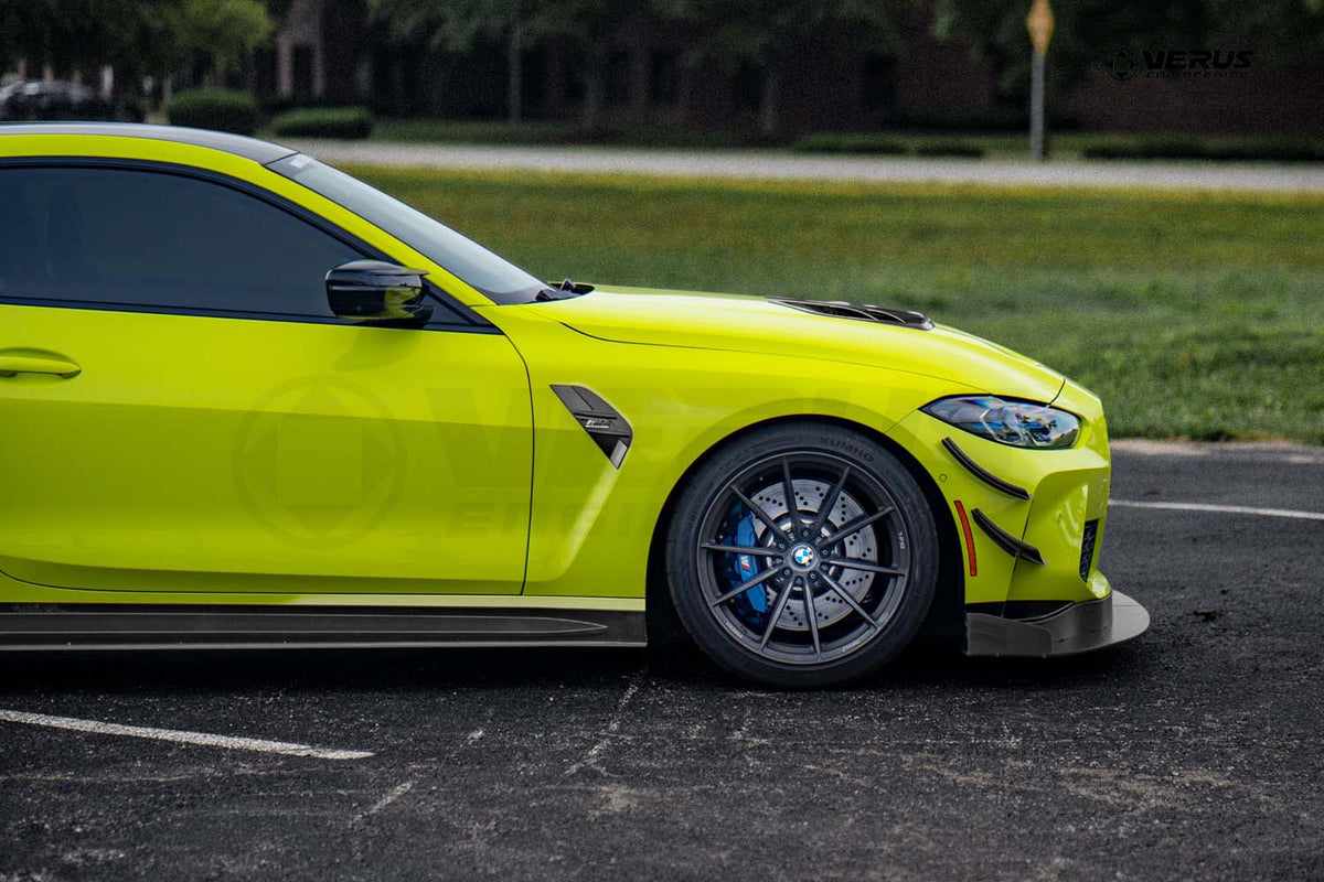 Verus Engineering Front Splitter Endplates - G80 BMW M3, G82 BMW M4