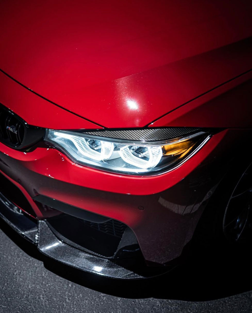 Horizon Motorsport Carbon Fiber Eyelid Headlight Covers BMW F80 M3 | F82 M4 | F3X 4-Series