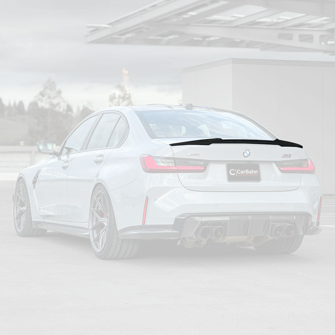 CarBahn Carbon Fiber Rear Spoiler BMW G80 M3 & M340i G20