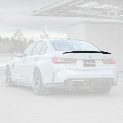 CarBahn Carbon Fiber Rear Spoiler BMW G80 M3 & M340i G20