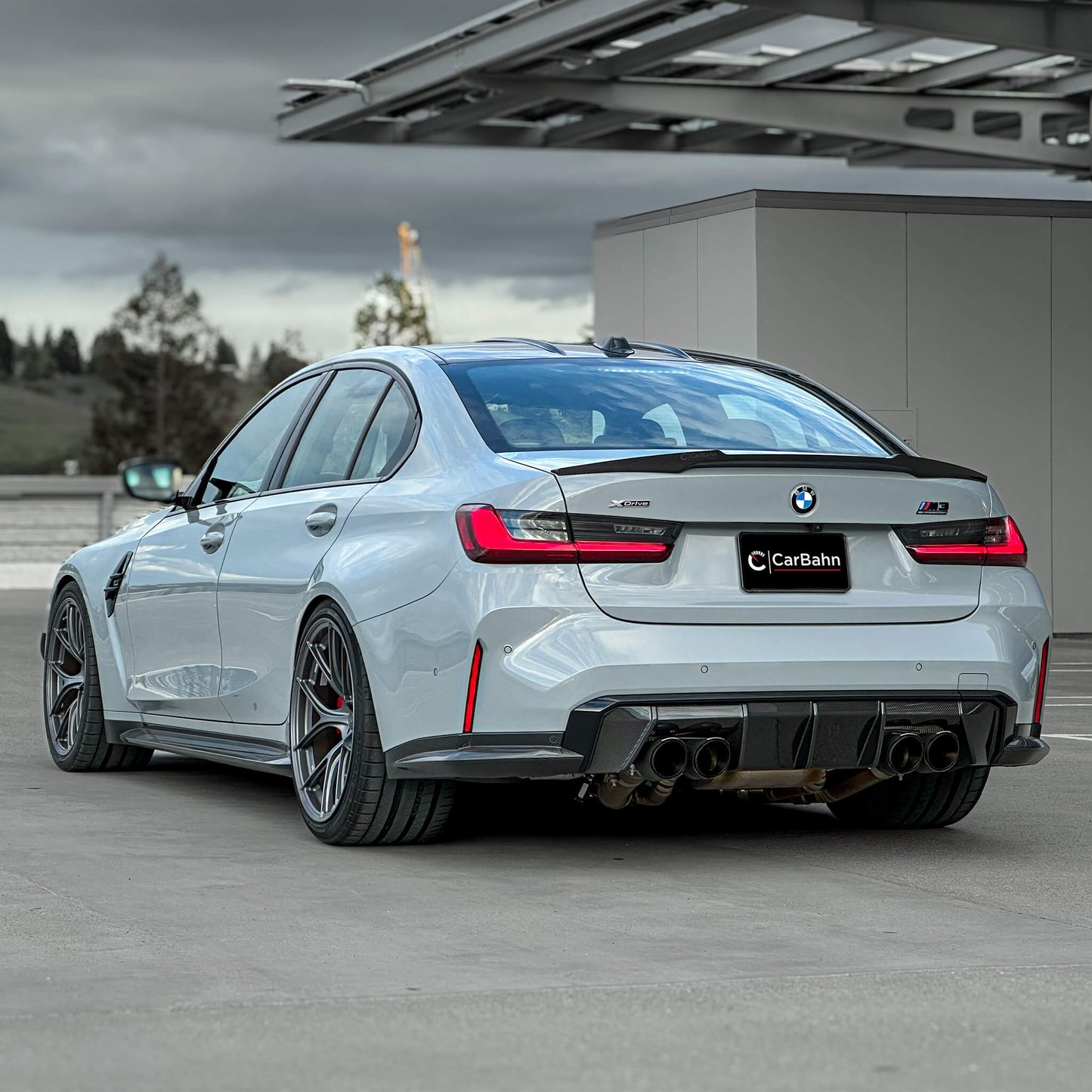 CarBahn Carbon Fiber Rear Spoiler BMW G80 M3 & M340i G20