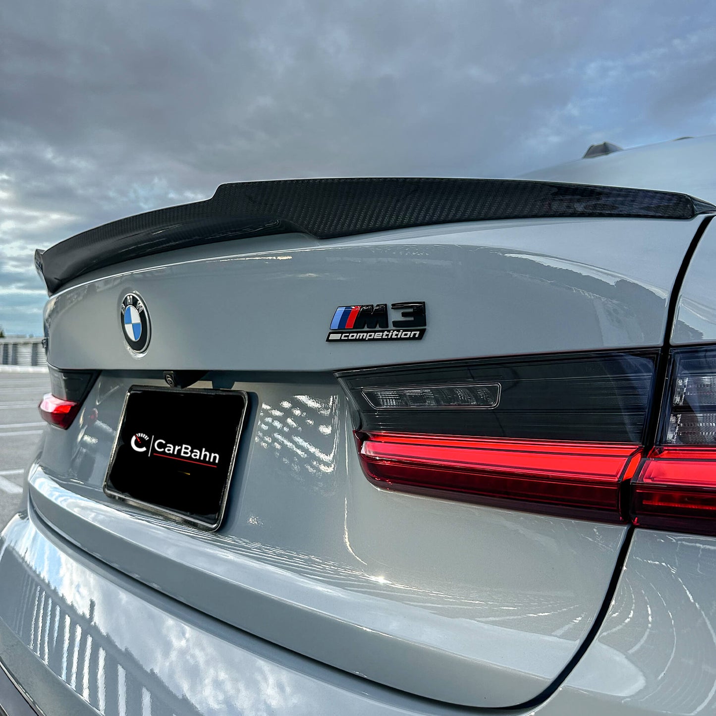 CarBahn Carbon Fiber Rear Spoiler BMW G80 M3 & M340i G20