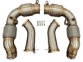 TCM 200 Cell Catted Downpipes NO CEL S68 BMW M5 G90 G99 Primary Secondary