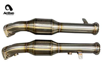 Active Autowerke E9X M3 AFlow Super High Flow Cats Upgrade for Signature X Pipe
