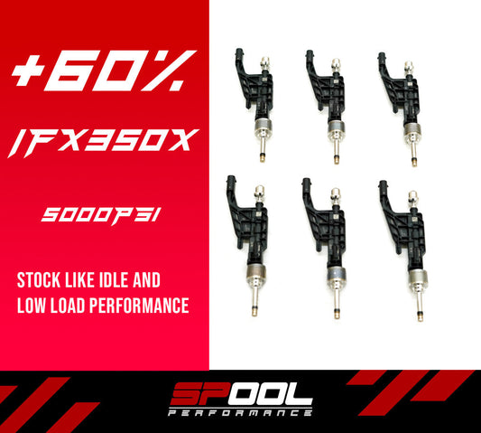 Spool Performance Stage 2 IFX350X Upgraded DI Injectors +60% BMW B58 Gen2 G20/G22/G30