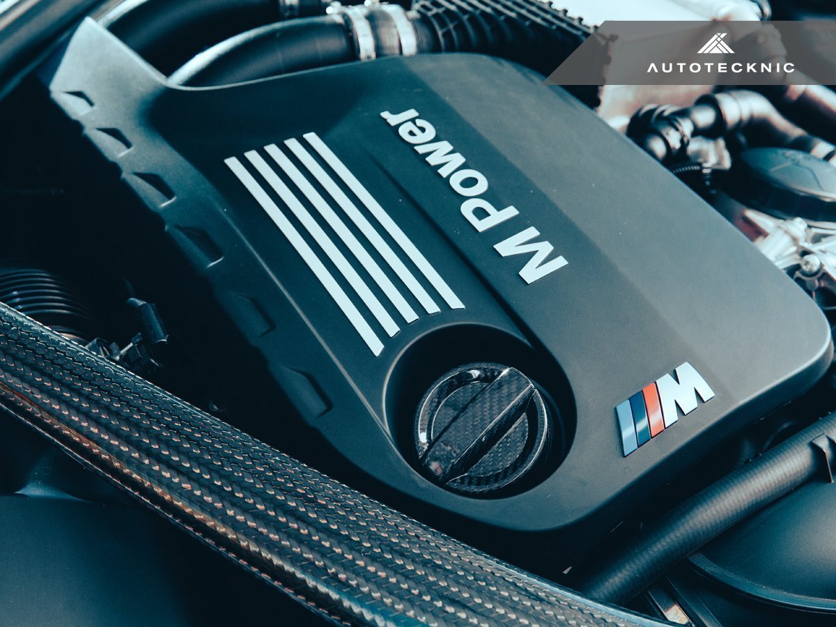 AutoTecknic Dry Carbon Competition Oil Cap Cover BMW  F85 X5M | F86 X6M