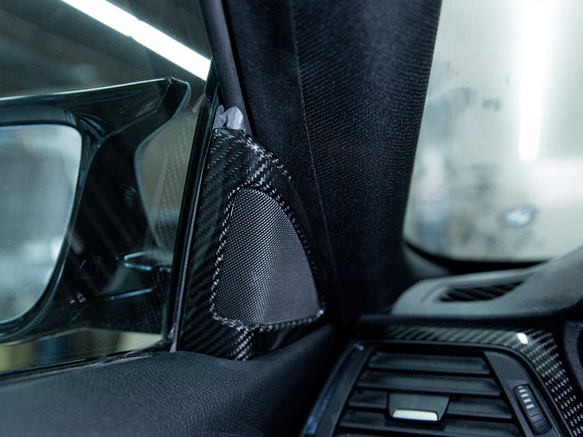 AutoTecknic Carbon Fiber Speaker Tweeter Cover - F32/ F33/ F36 4-Series