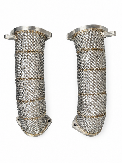 RENNELEMENT Secondary Downpipes BMW M5 G90 G99 S68