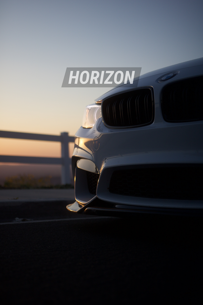 Horizon Motorsport Performance V1 Dry Carbon Fiber Upper Splitters (FANGS)  BMW F80 M3 | F82 / F83 M4