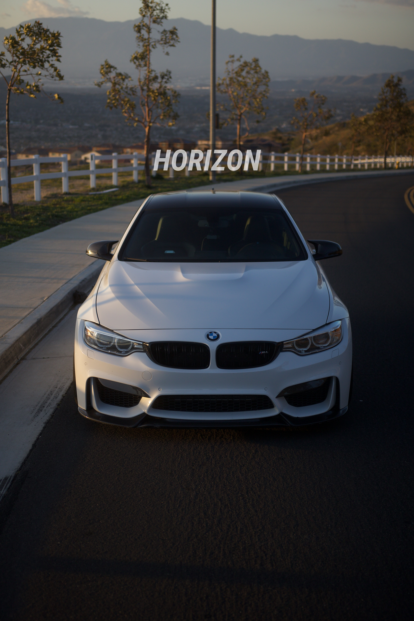 Horizon Motorsport Performance V1 Dry Carbon Fiber Upper Splitters (FANGS)  BMW F80 M3 | F82 / F83 M4
