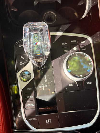 TCM Crystal Gear Shift Knob 4 Piece Set BMW 3 Series X3 X4 X5 X6 F44 G20 G05 G06 G01 G02 G08