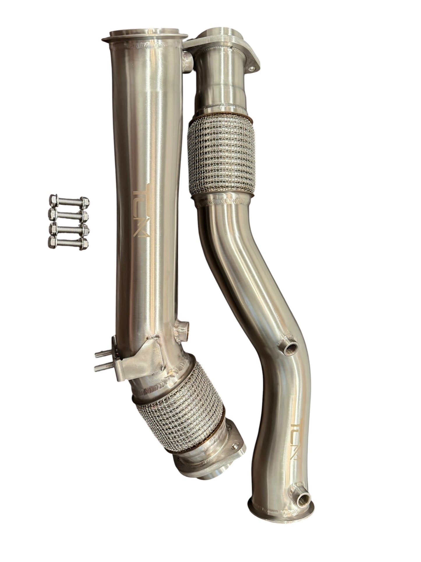 TCM 3.5" Catless Downpipes BMW X3M X4M F97 F98 S58