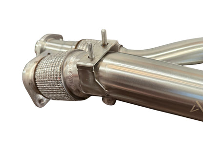 TCM 3.5" Catless Downpipes BMW X3M X4M F97 F98 S58