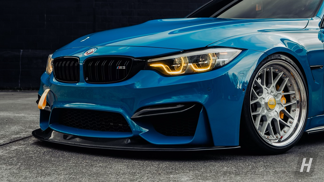 Horizon Motorsport Performance V2 Dry Carbon Fiber Upper Splitters (FANGS)  BMW F80 M3 | F82 / F83 M4
